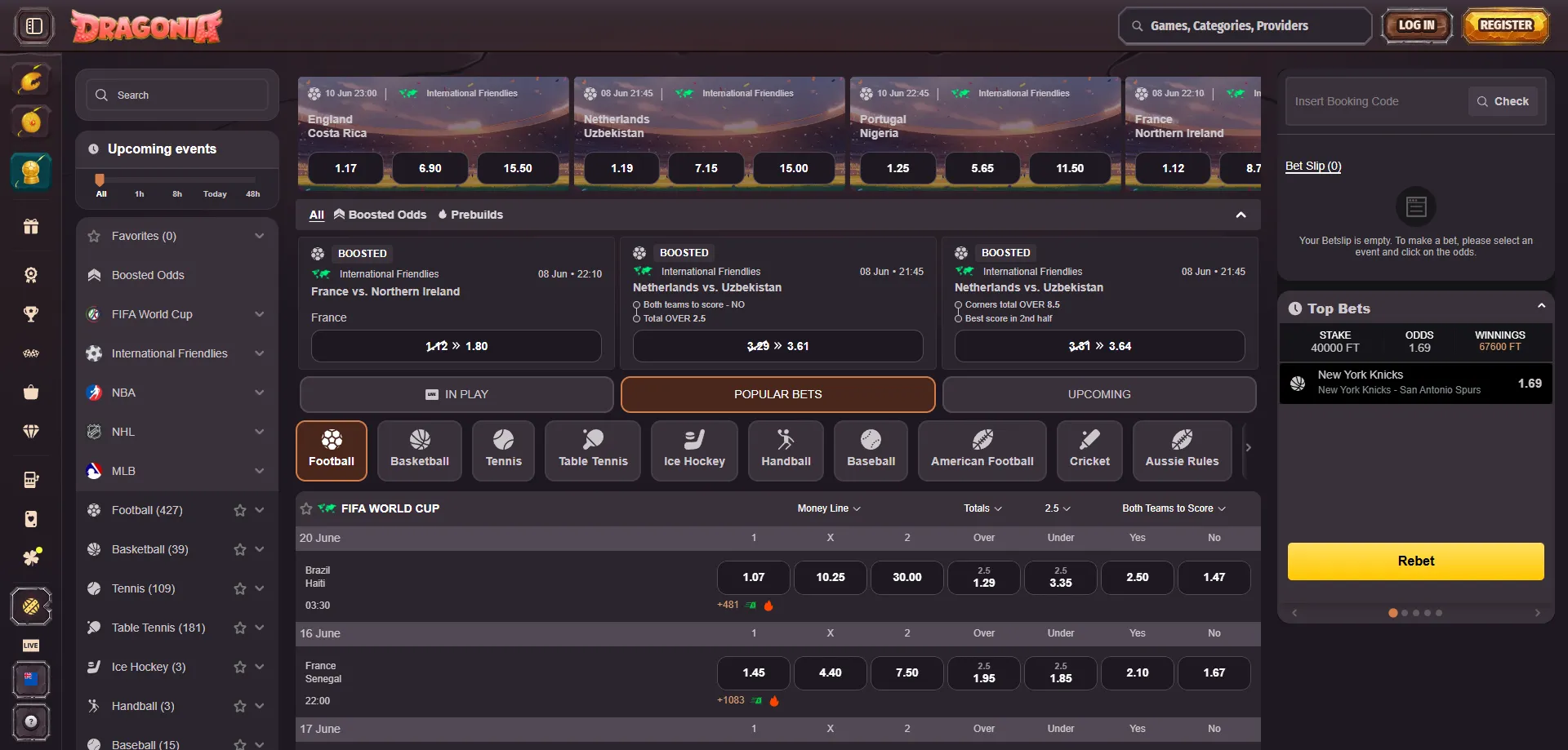 Dragonia Casino NZ deposit and withdrawal payment methods overview
